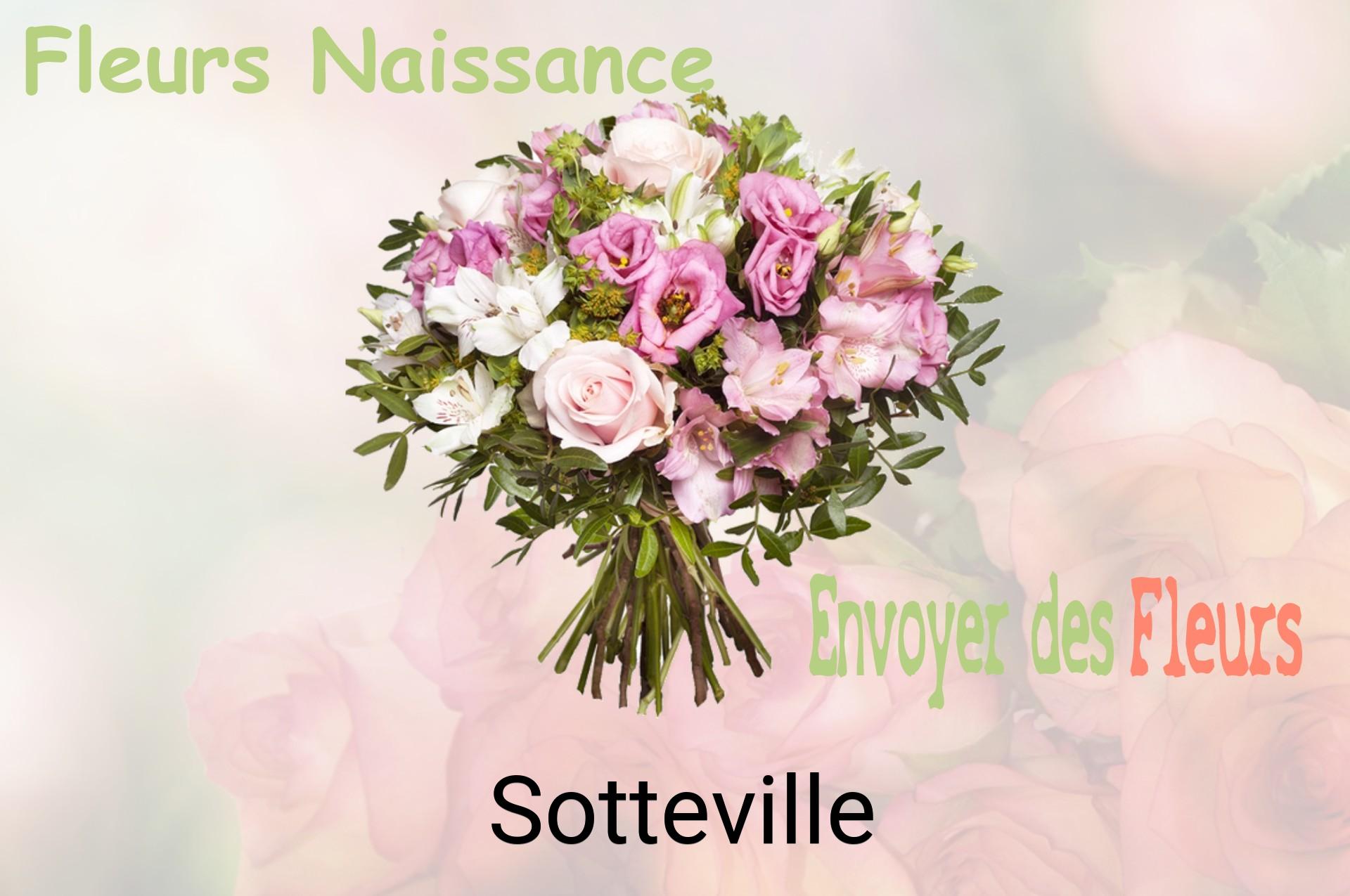 Bouquet de fleurs de naissance livré à Sotteville